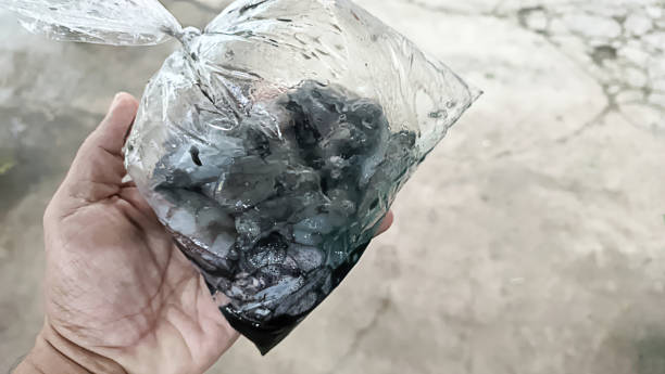 Black Tar Heroin packet